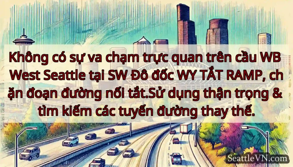 Không có sự va chạm trực quan trên cầu WB West