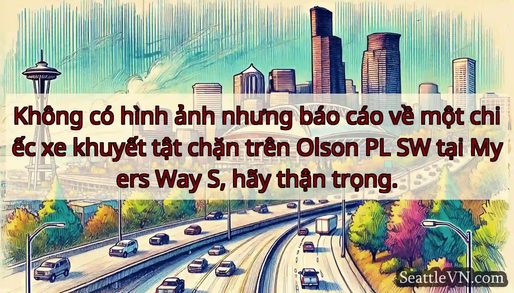 Không có hình ảnh nhưng báo cáo về một chiếc xe