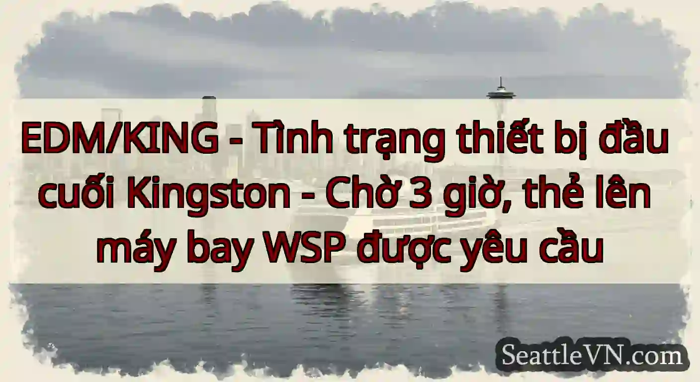 EDM/KING - Tình trạng thiết bị đầu cuối Kingston