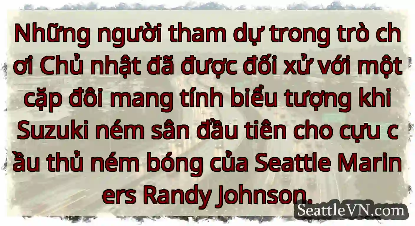 Những người tham dự trong trò chơi Chủ nhật đã