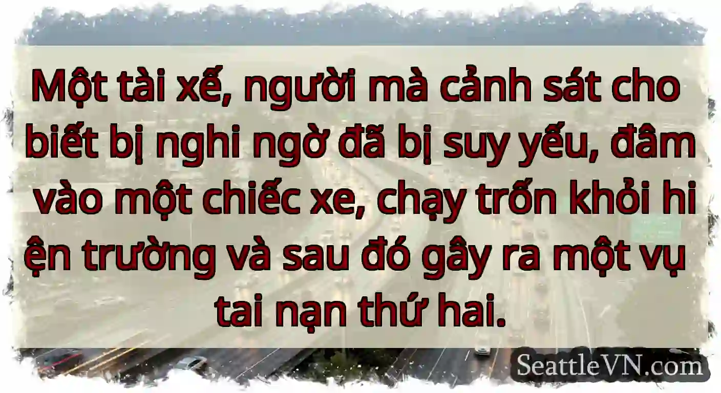 Một tài xế, người mà cảnh sát cho biết bị nghi