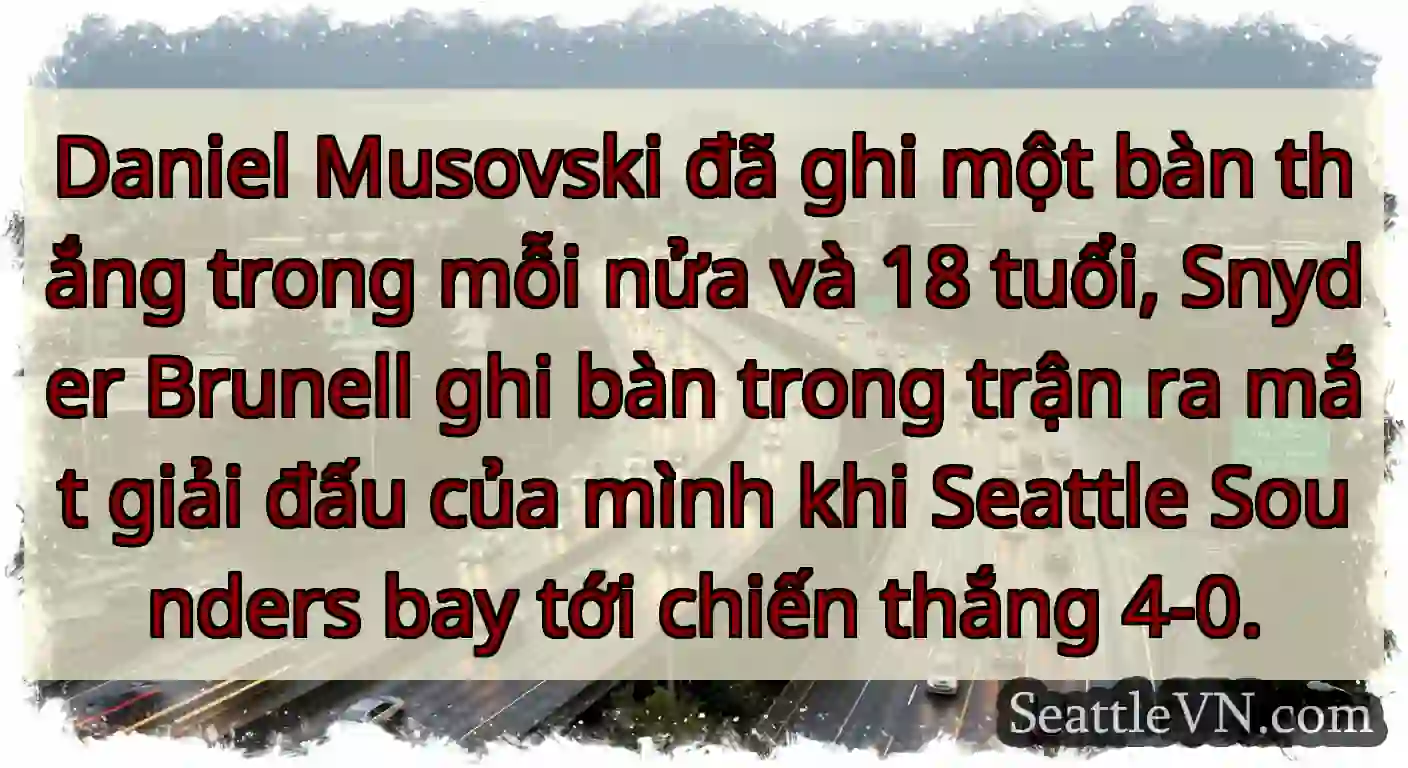 Daniel Musovski đã ghi một bàn thắng trong mỗi