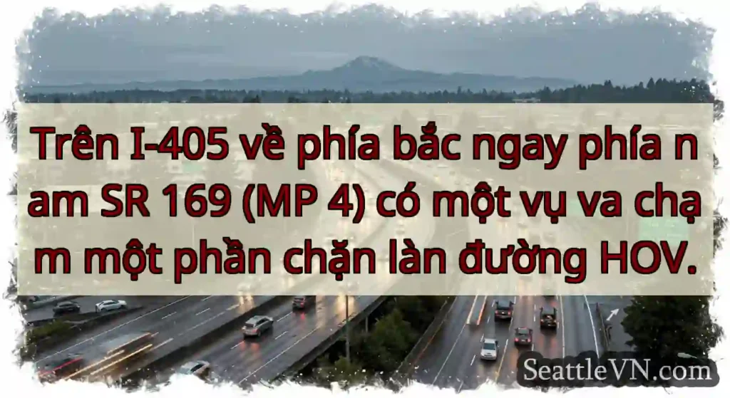 Trên I-405 về phía bắc ngay phía nam SR 169 (MP