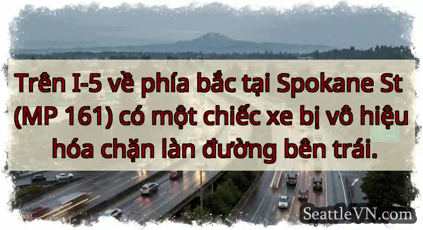 Trên I-5 về phía bắc tại Spokane St (MP 161) có
