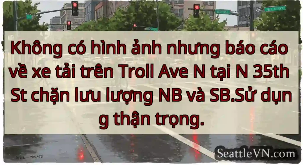 Không có hình ảnh nhưng báo cáo về xe tải trên