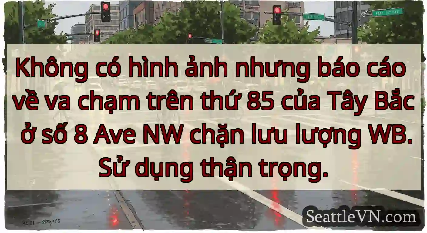 Không có hình ảnh nhưng báo cáo về va chạm trên