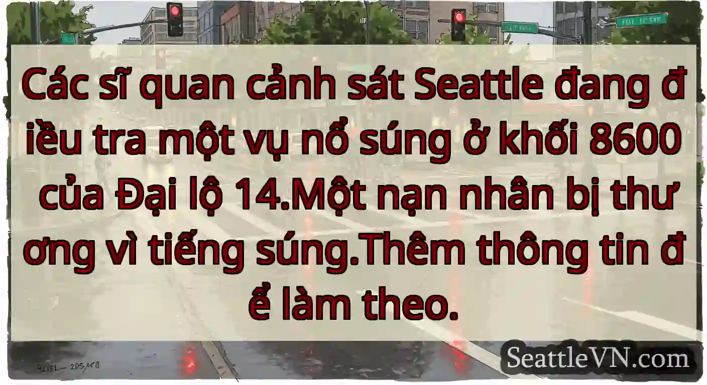 Các sĩ quan cảnh sát Seattle đang điều tra một vụ