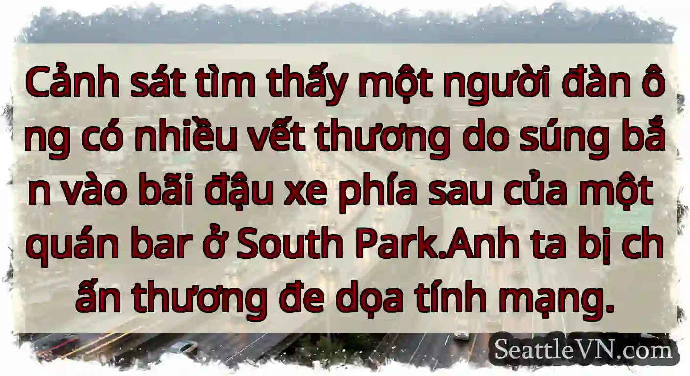 Cảnh sát tìm thấy một người đàn ông có nhiều vết
