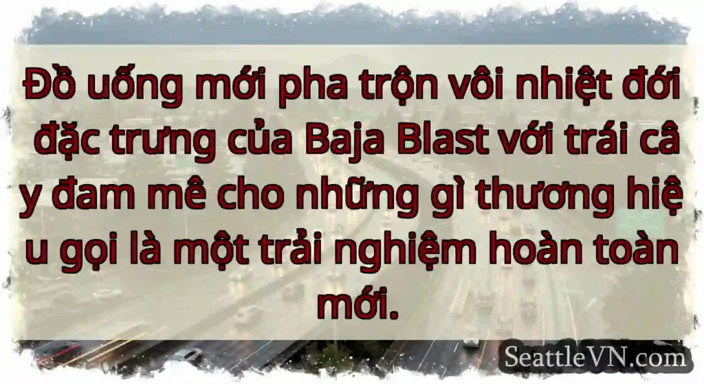 Đồ uống mới pha trộn vôi nhiệt đới đặc trưng của