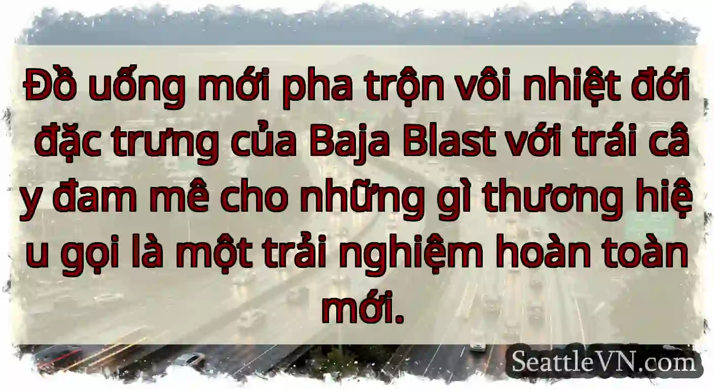 Đồ uống mới pha trộn vôi nhiệt đới đặc trưng của
