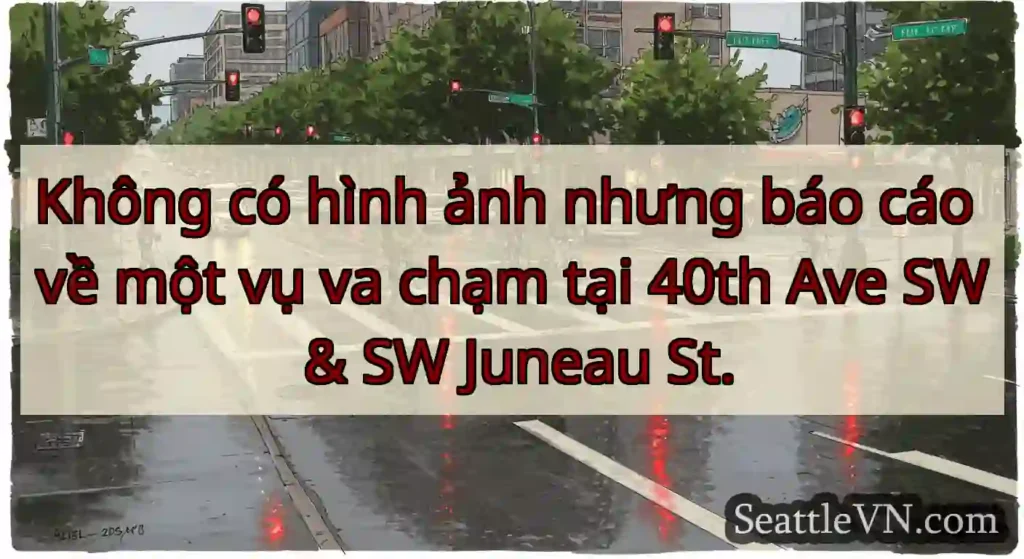 Không có hình ảnh nhưng báo cáo về một vụ va chạm
