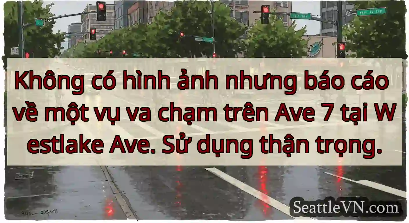 Không có hình ảnh nhưng báo cáo về một vụ va chạm