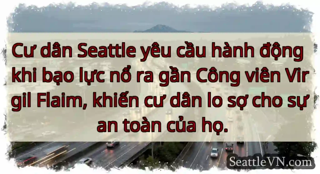 Cư dân Seattle yêu cầu hành động khi bạo lực nổ