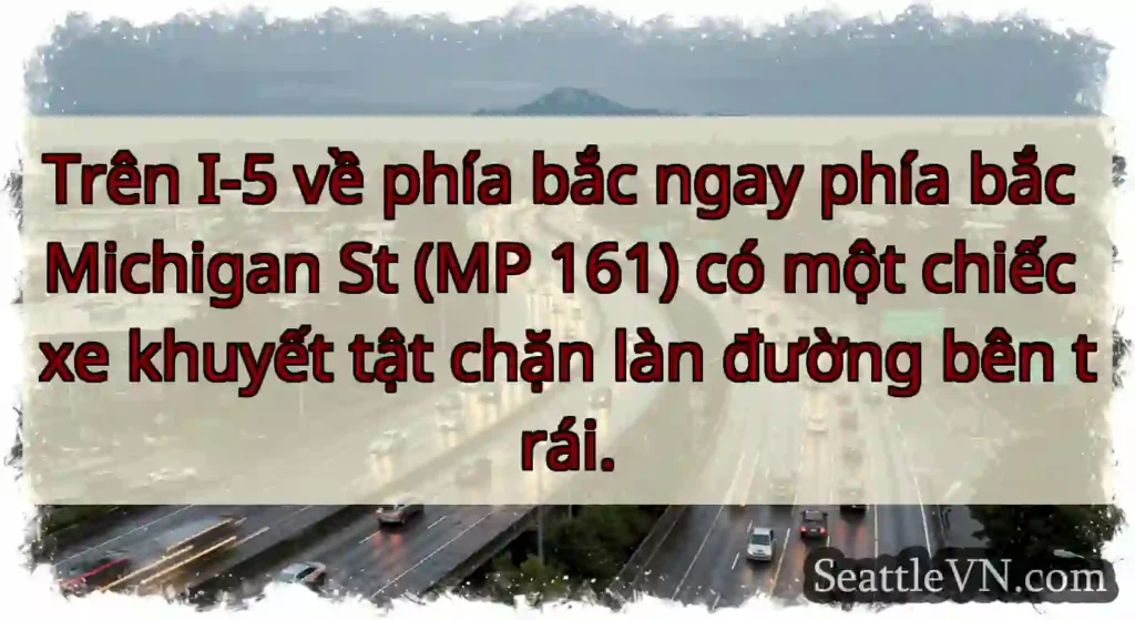 Trên I-5 về phía bắc ngay phía bắc Michigan St