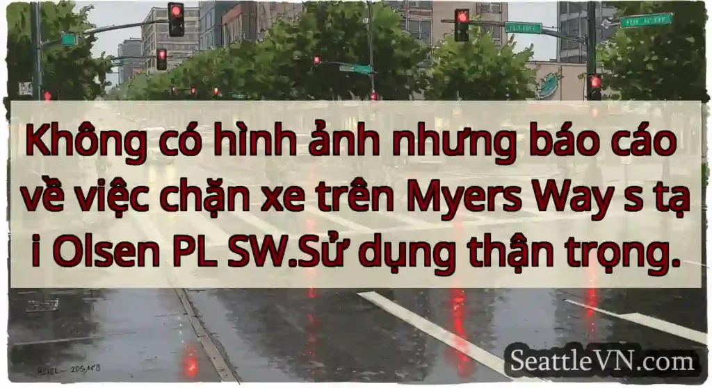 Không có hình ảnh nhưng báo cáo về việc chặn xe