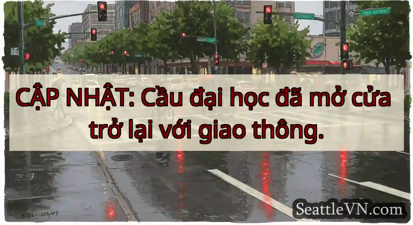 CẬP NHẬT: Cầu đại học đã mở cửa trở lại với giao