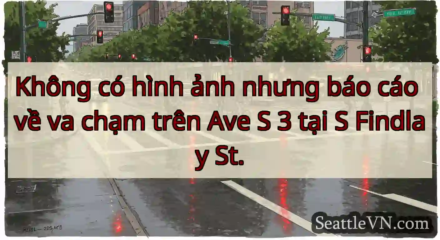 Không có hình ảnh nhưng báo cáo về va chạm trên