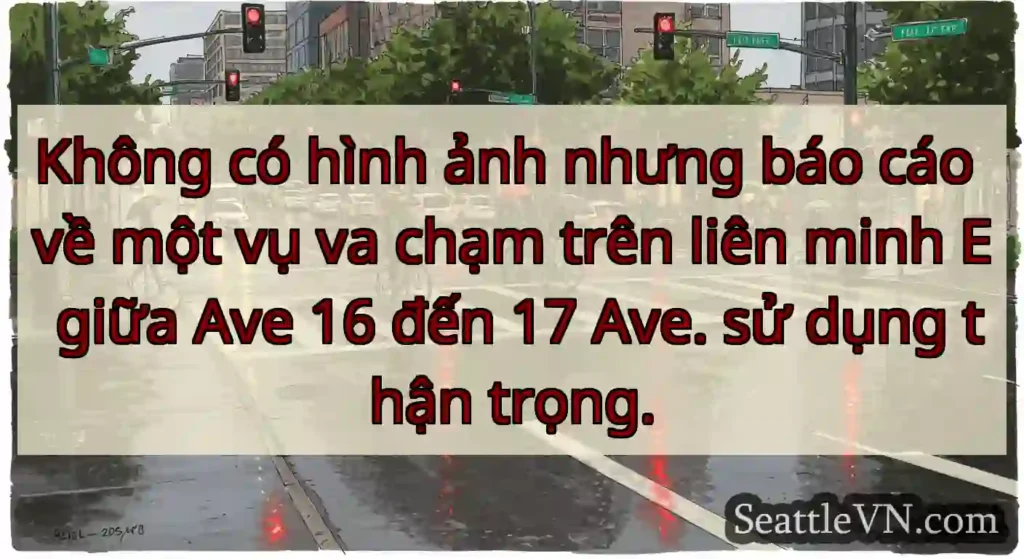Không có hình ảnh nhưng báo cáo về một vụ va chạm