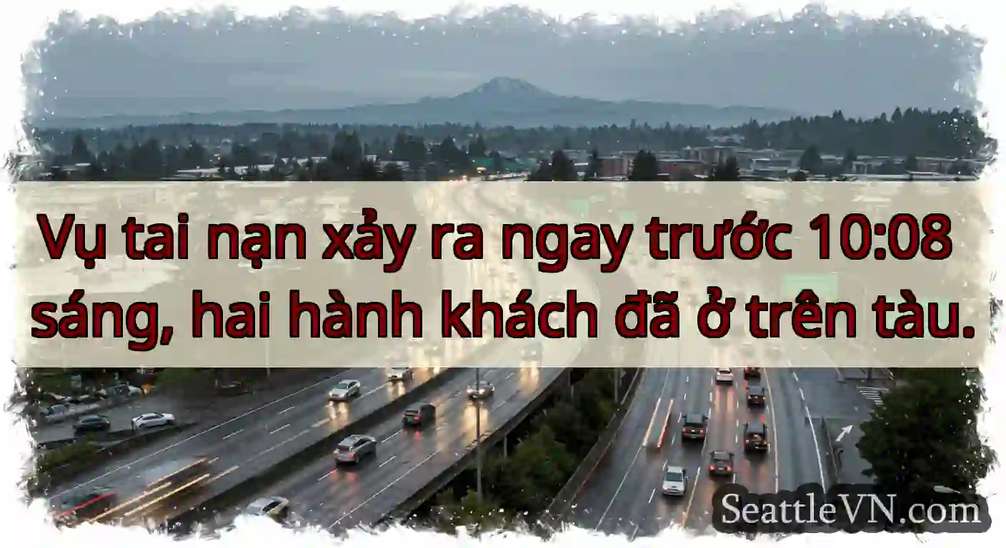 Vụ tai nạn xảy ra ngay trước 10:08 sáng, hai hành