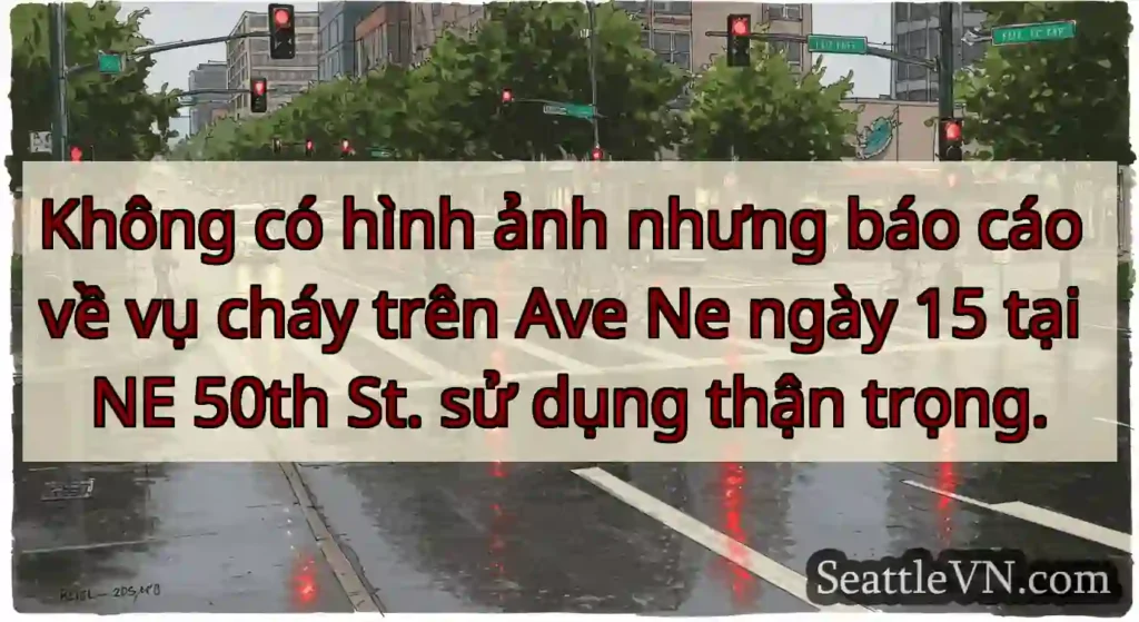 Không có hình ảnh nhưng báo cáo về vụ cháy trên