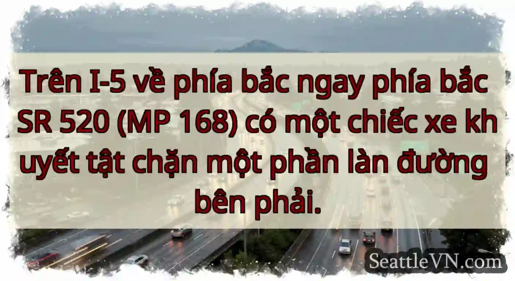 Trên I-5 về phía bắc ngay phía bắc SR 520 (MP