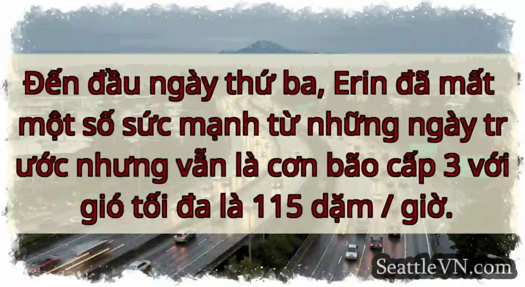 Đến đầu ngày thứ ba, Erin đã mất một số sức mạnh