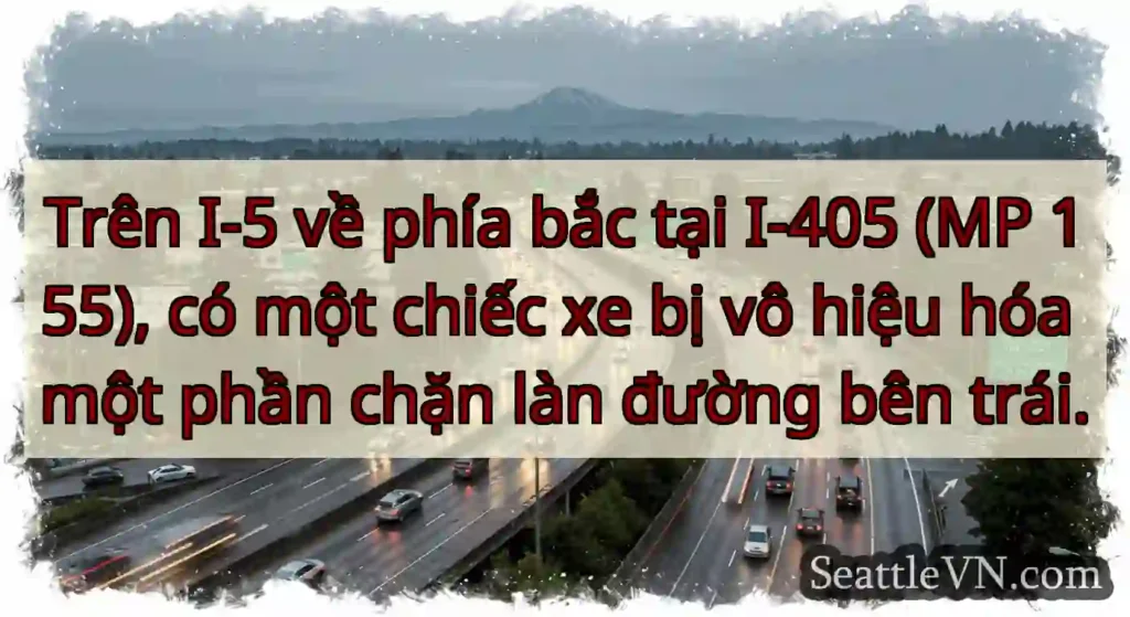 Trên I-5 về phía bắc tại I-405 (MP 155), có một