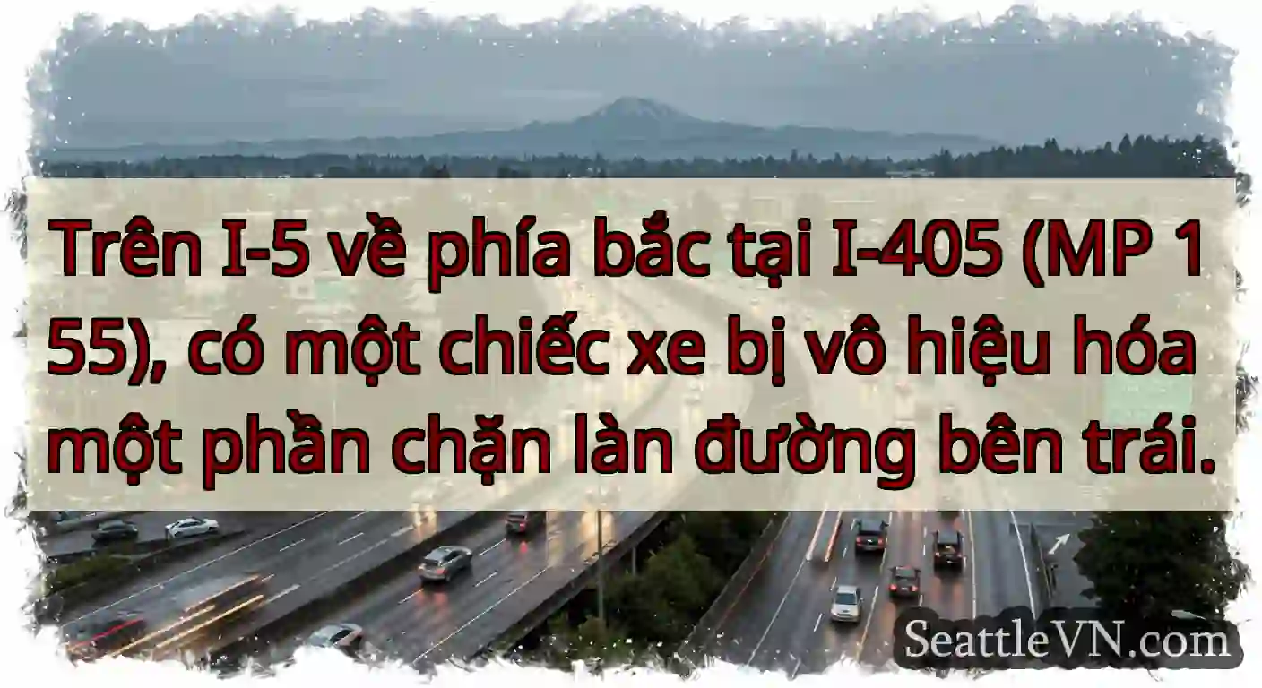 Trên I-5 về phía bắc tại I-405 (MP 155), có một