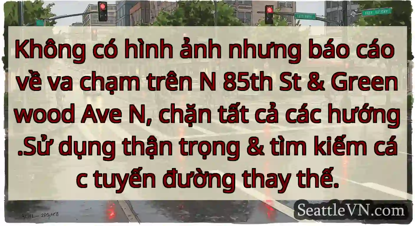 Không có hình ảnh nhưng báo cáo về va chạm trên N