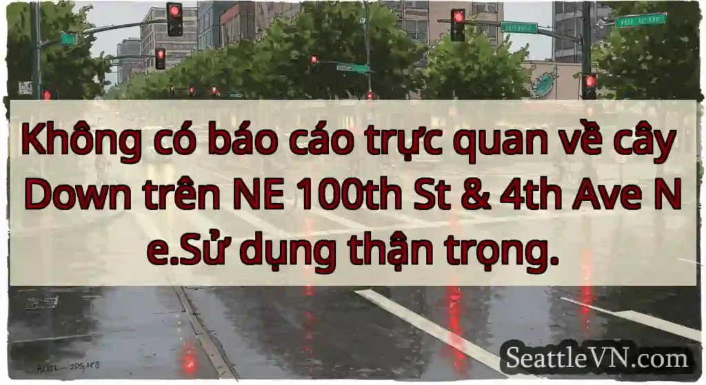 Không có báo cáo trực quan về cây Down trên NE