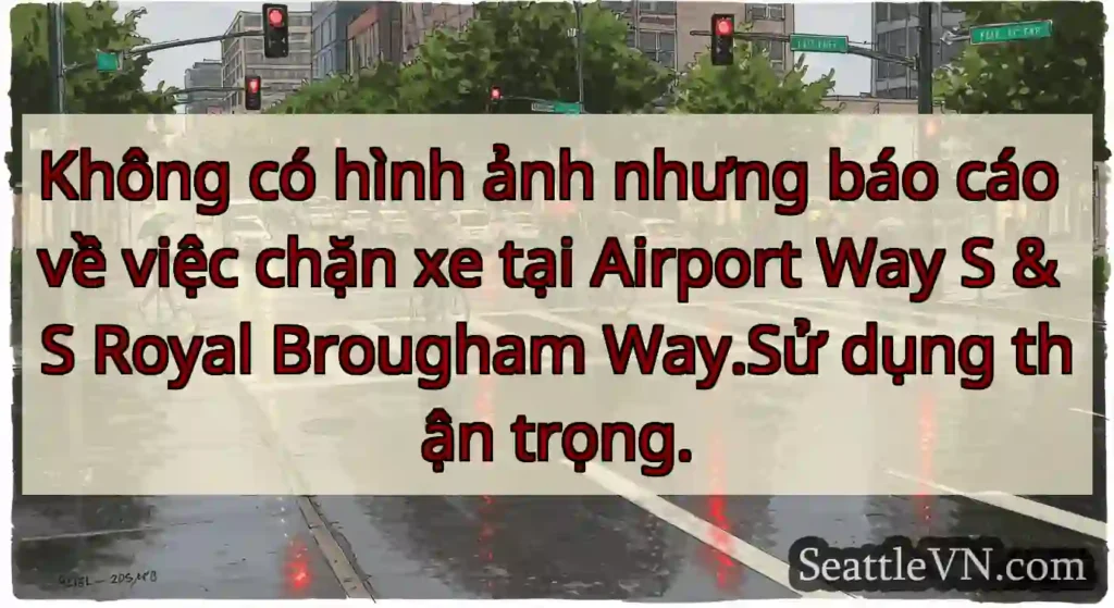 Không có hình ảnh nhưng báo cáo về việc chặn xe