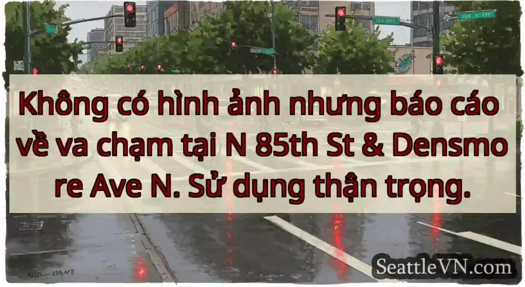 Không có hình ảnh nhưng báo cáo về va chạm tại N