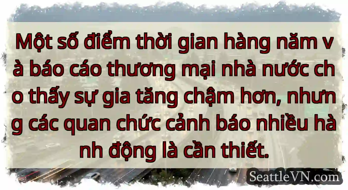 Một số điểm thời gian hàng năm và báo cáo thương