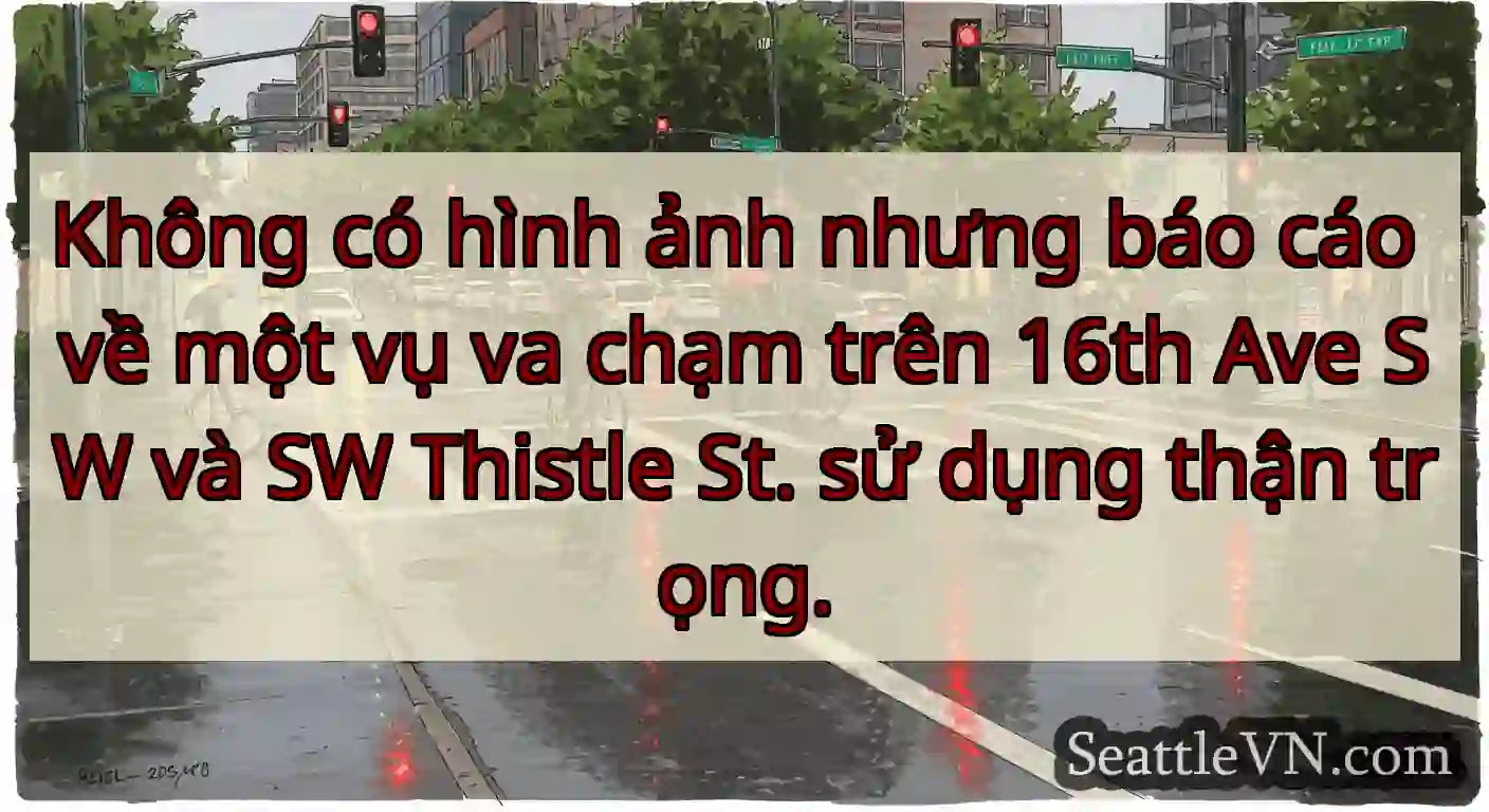 Không có hình ảnh nhưng báo cáo về một vụ va chạm