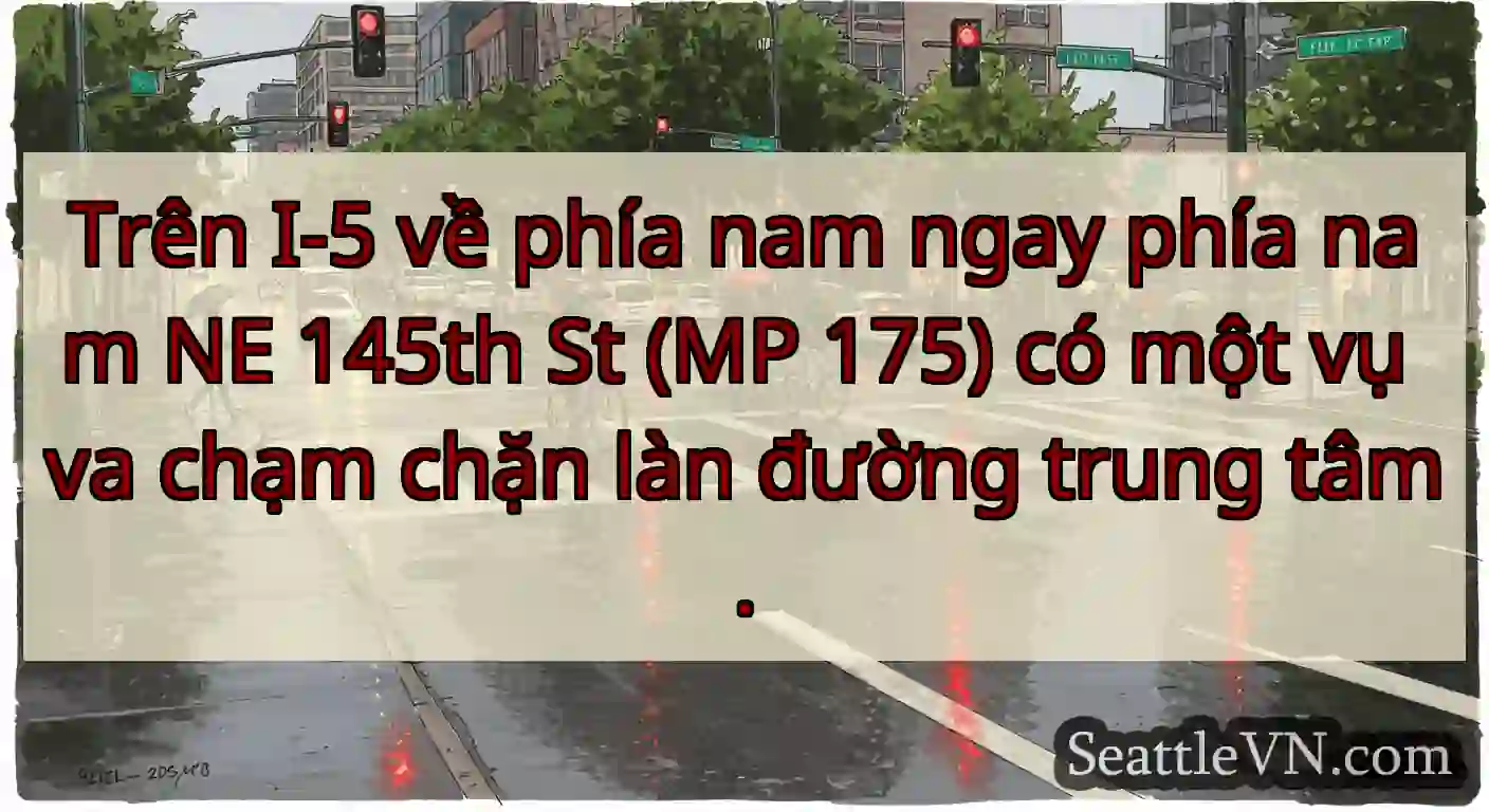 Trên I-5 về phía nam ngay phía nam NE 145th St