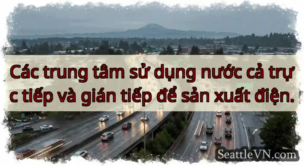 Các trung tâm sử dụng nước cả trực tiếp và gián