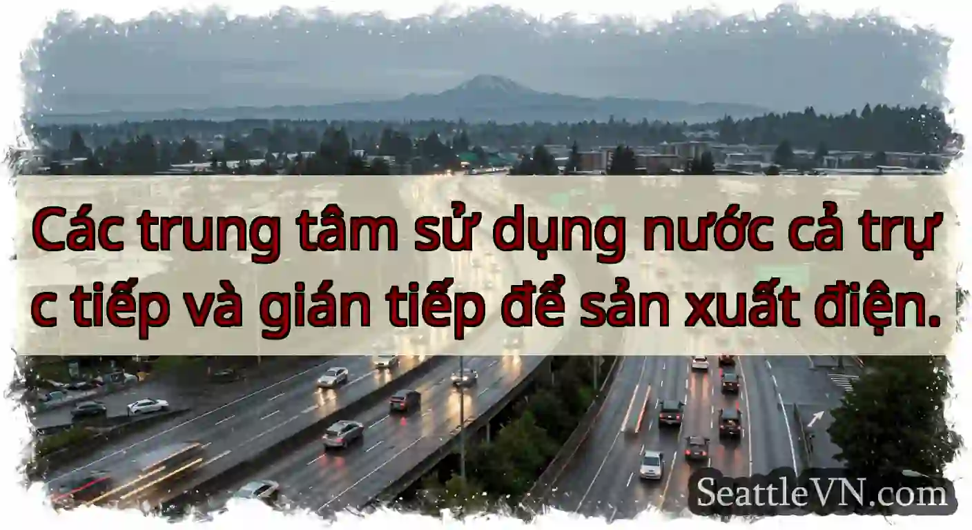 Các trung tâm sử dụng nước cả trực tiếp và gián