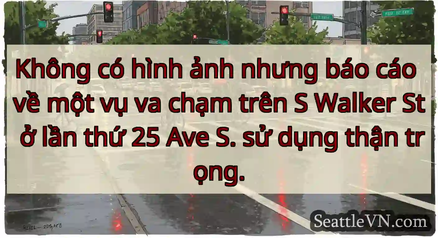 Không có hình ảnh nhưng báo cáo về một vụ va chạm
