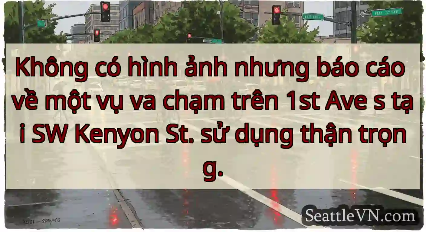 Không có hình ảnh nhưng báo cáo về một vụ va chạm