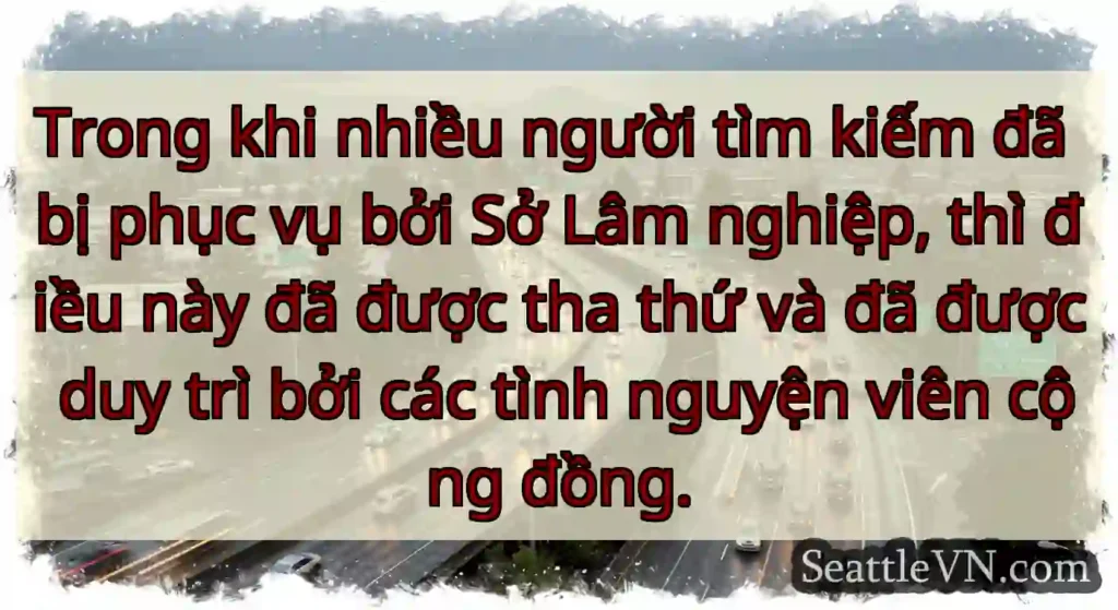 Trong khi nhiều người tìm kiếm đã bị phục vụ bởi