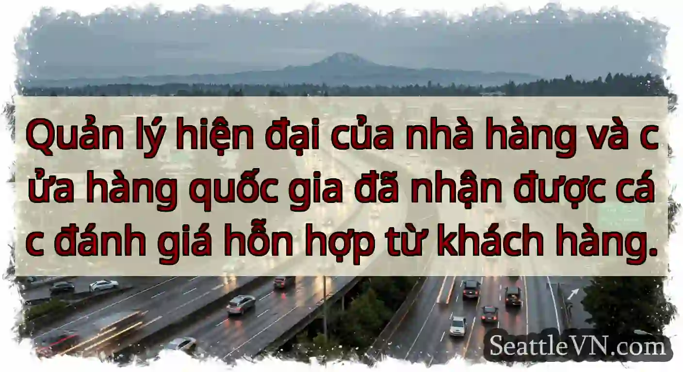 Quản lý hiện đại của nhà hàng và cửa hàng quốc