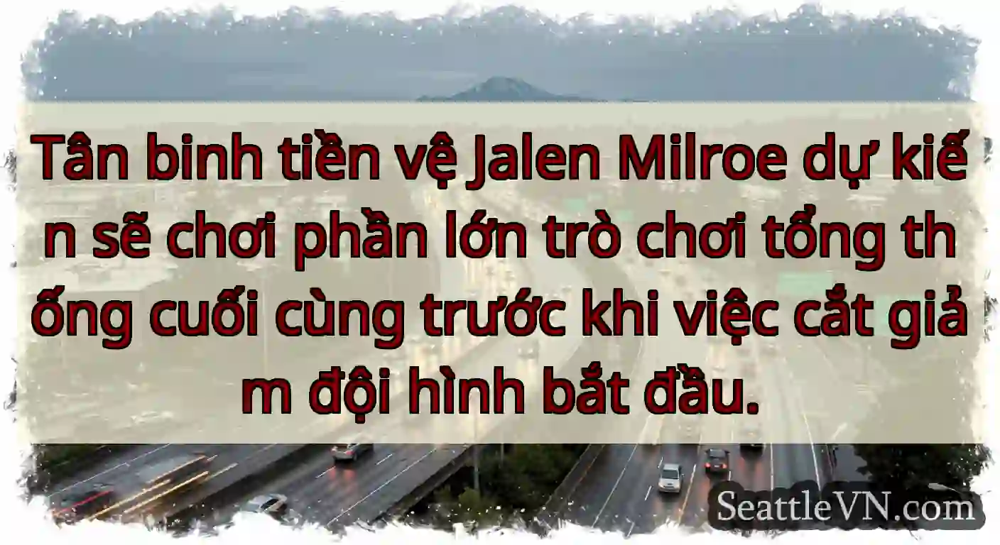 Tân binh tiền vệ Jalen Milroe dự kiến ​​sẽ chơi