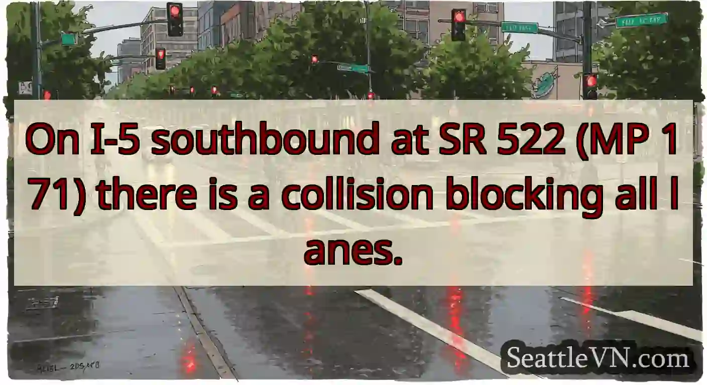 On I-5 southbound at SR 522 (MP 171) there is a