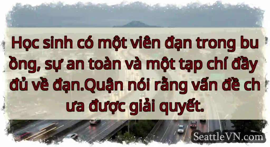 Học sinh có một viên đạn trong buồng, sự an toàn