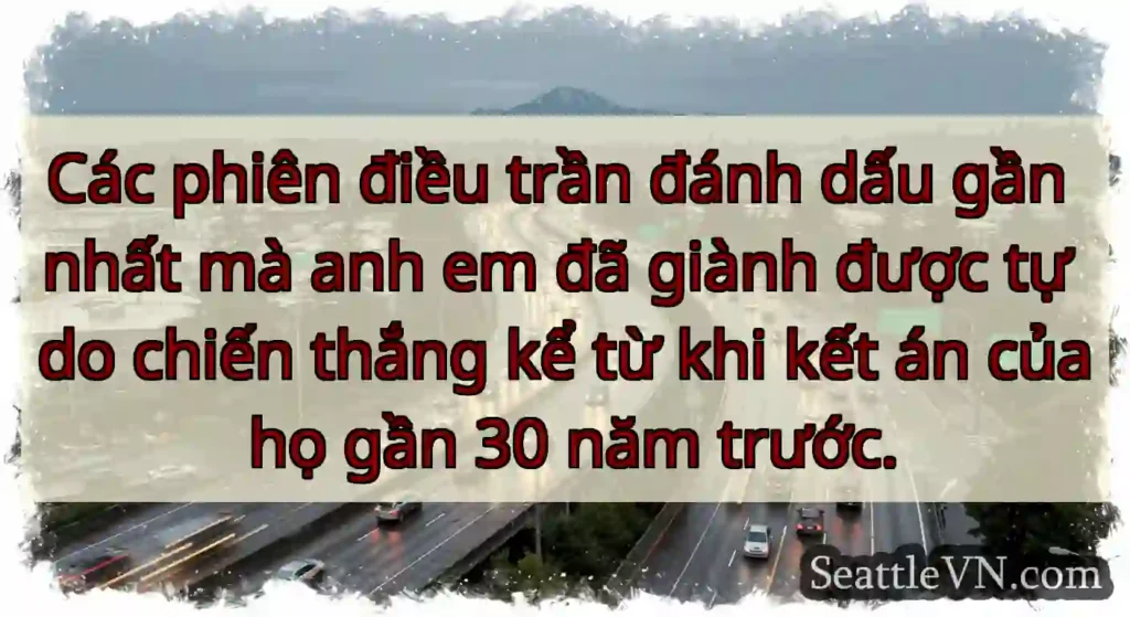 Các phiên điều trần đánh dấu gần nhất mà anh em