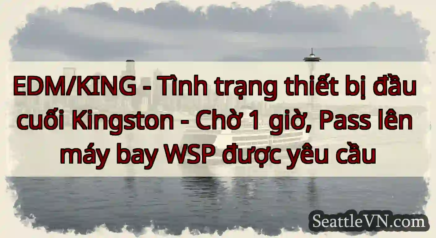 EDM/KING - Tình trạng thiết bị đầu cuối Kingston