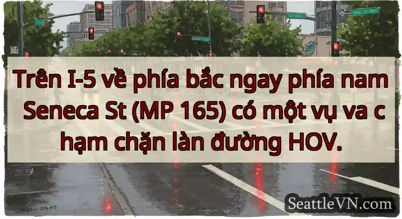 Trên I-5 về phía bắc ngay phía nam Seneca St (MP