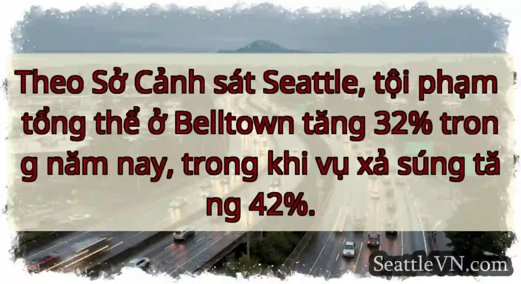 Theo Sở Cảnh sát Seattle, tội phạm tổng thể ở