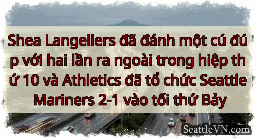 Shea Langeliers đã đánh một cú đúp với hai lần ra