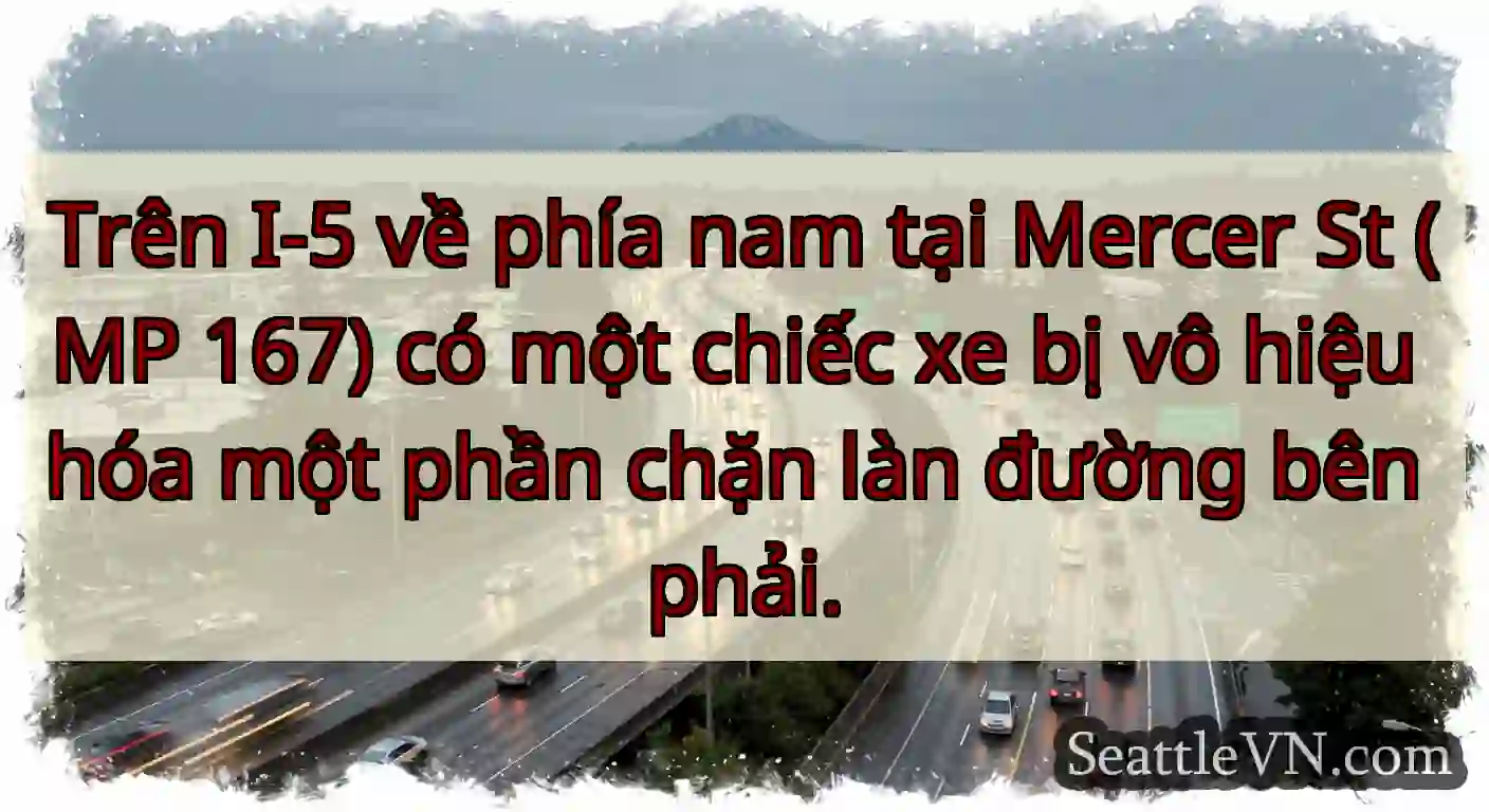 Trên I-5 về phía nam tại Mercer St (MP 167) có